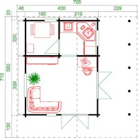 садовый домик 153